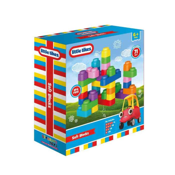 Little Tikes Soft blocks set 71 pcs